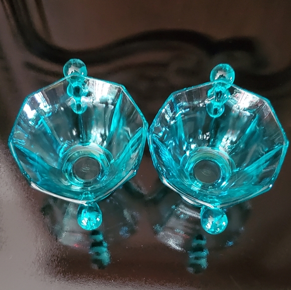 Fenton Blue Art Glass Panel Dish - Picture 4 of 7